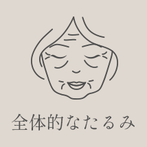 全体的なたるみ